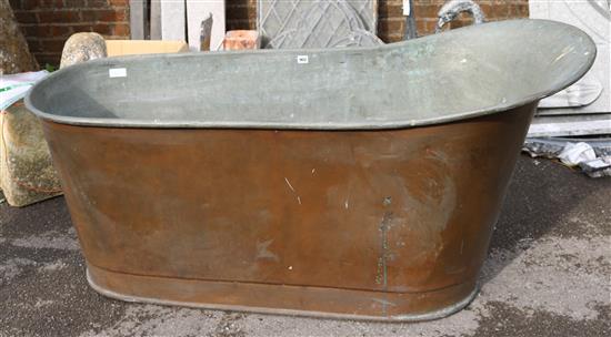 French copper bath
